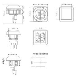 Illuminated Pushbutton, Video Game Spare Parts