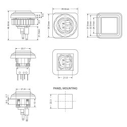 Illuminated Pushbutton, Video Game Spare Parts
