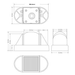Slot Machine Train Light, Vertical Train Light