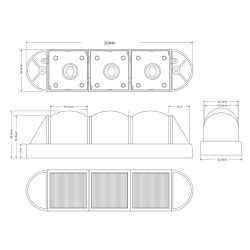 Slot Machine Train Light, Vertical Train Light