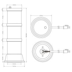 Slot Machine Tower Light, Vertical Tower Light